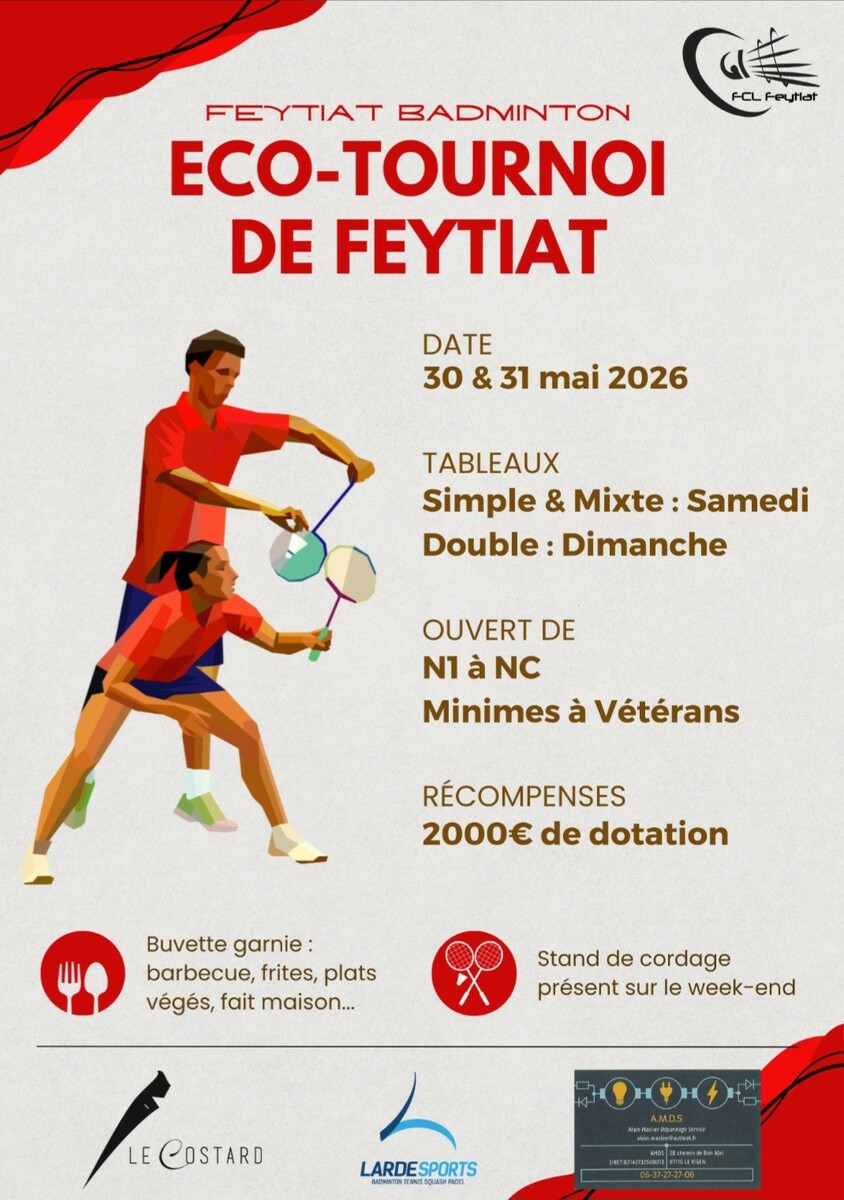 Tournoi de Feytiat 30 et 31 mai
