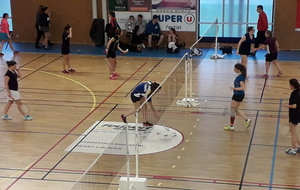 Lucie et Yoshimi sur leur 3ème match