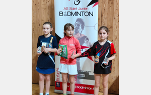 Manon 3ème sur 6 chez les poussines