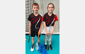 équipe poussin·es 1, Titouan et Manon C