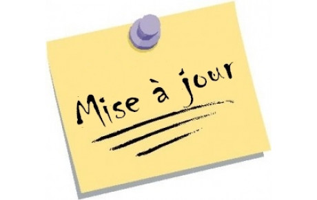 Mise à jour du site