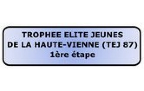 Trophée Elite Jeunes de la Haute-Vienne