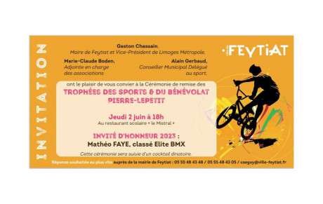 TROPHÉE des SPORTS 2023